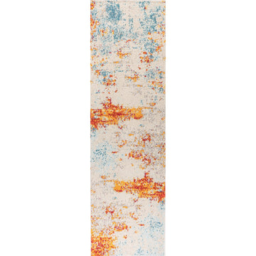Sunset Modern Abstract Area Rug